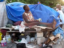 Noch immer müssen viele Haitianer in Zelten leben.