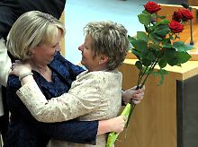 Frauen an die Macht: Kraft und Löhrmann führen die Landesregierung.
