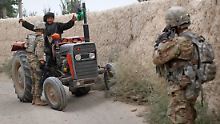 Die Taliban vertreiben: US-Patrouille in einem Dorf bei Arghandab. 