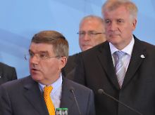 Natürlich auch anwesend: Der Präsident des Deutschen Olympischen Sportbundes, Thomas Bach. 