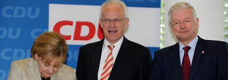 Ein Ministerpräsident nach dem anderen kommt Kanzlerin Merkel abhanden. 