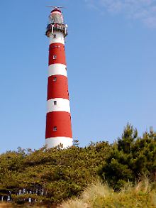 Leuchtturm auf der niederländischen Insel Ameland.