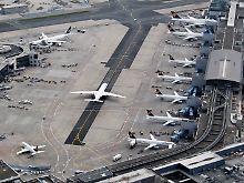 Terminal am Frankfurter Flughafen.