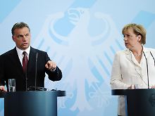 Anderer Meinung als Merkel: Viktor Orban, hier am vergangenen Mittwoch bei eeinem Besuch in Berlin.