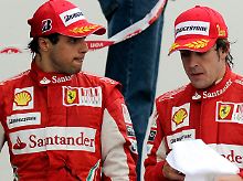 Zwei Fahrer, ein Arbeitgeber: Felipe Massa, links, und Fernando Alonso.