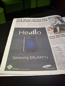 Apple findet Samsungs Anzeige vermutlich nicht besonders witzig.