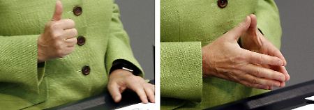 Politiker sollen möglichst wenig gestikulieren, Moderatoren hingegen werden bestimmte Gesten antrainiert.