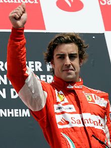 Als Erster im Ziel: Fernando Alonso.
