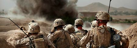 Aus welcher Richtung kommt der Feind? GIs beim Einsatz in Afghanistan.