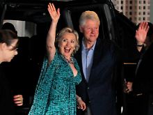 Die beiden werden auf jeden Fall dabei sein_ Hillary und Bill Clinton in Rhinebeck.