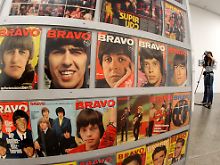 Coverfotos der Musikzeitschrift Bravo aus den 1960er und 1970er Jahren.