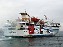Schiff eines Gaza-Hilfskonvois.