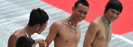 Willkommen bei den Gay Games: Teilnehmer der Eröffnungszeremonie.