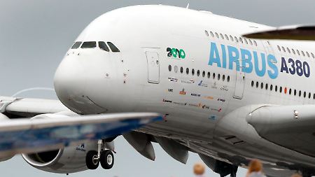 Airbus A380: Volle Auftragsbücher helfen der Industrie und der Wirtschaft insgesamt.