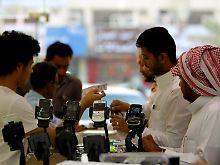 In Saudi-Arabien gibt es rund 700.000 Blackberrys. 