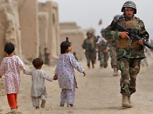 Im Panjwaii-Distrikt in der Nähe von Kandahar.