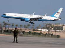 Die Air Force Two des Vizepräsidenten. 