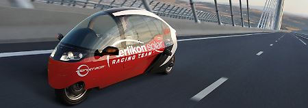 Das Schweizer Oerlikon-Solar Racing Team wird mit einem Kabinenmotorrad am "Zero Emission Race" teilnehmen.