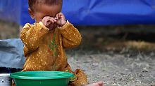 Vor allem Kinder sind von der steigenden Seuchengefahr betroffen.