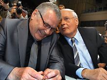 Lothar Bisky und Oskar Lafontaine waren von 2007 bis 2010 Parteichefs der Linken.