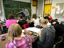 Physikunterricht in einer Schule in Freiburg.