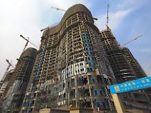 Der chinesische Immobilienmarkt hat sich bislang nur leicht abgekühlt. 