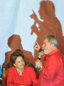 Dilma Rousseff ist die Favoritin des scheidenden Staatschefs Lula da Silva ...