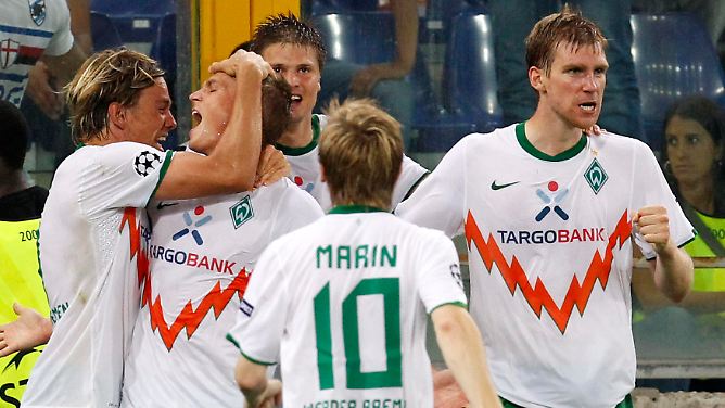 Werder-Wunder fern der Weser: Bremen wankt, Genua fällt