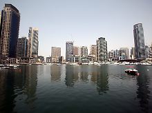 Blick auf Dubai.