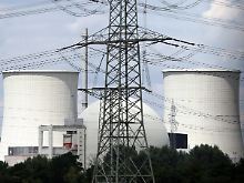 Das von RWE betriebene Atomkraftwerk Biblis in Südhessen.