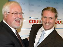 Carstensen und sein designierter Nachfolger im Parteiamt, von Boetticher.