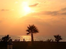 Strand bei Tartus in Syrien.