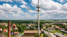 Der Sendemast von Kyritz ist nicht zu übersehen.