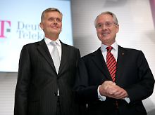 Noch nicht aus dem Schneider: Kai-Uwe Ricke (links) und Klaus Zumwinkel.