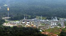 Petrobras-Werksanlage in der Nähe von Manaus.