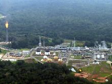 Petrobras-Werksanlage in der Nähe von Manaus.