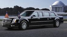 US-Präsident fährt natürlich auch gepanzert - im Cadillac.