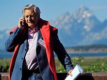 Mit Jeans und Pulli in Jackson Hole: Jean-Claude Trichet kümmert sich um Europa.