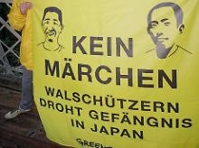 Die japanischen Walschützer Junichi Sato und Toru Suzuki sitzen für ihr Engagement im Gefängnis.