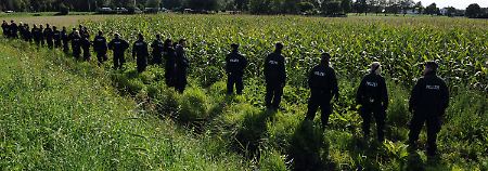 Rund 300 Beamte sind im Einsatz.
