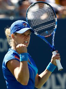 Kim Clijsters strahlte auch nach ihrem Sieg noch die Aggressivität aus, mit der sie Ana Ivanovic im Spiel keine Chance ließ.