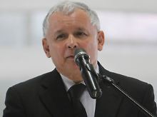 Der Verteidiger nationaler Werte, Jaroslaw Kaczynski.