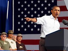 Obama kämpft: Er kündigte Investitionen in die Infrastruktur in Höhe von 50 Milliarden US-Dollar an.