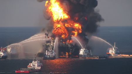 Erst im April explodierte die Ölplattform "Deepwater Horizon".