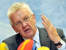 Winfried Kretschmann, der Fraktionsvorsitzende von Bündnis 90/Die Grünen im baden-württembergischen Landtag. Er warnt vor einer Kostenexplosion.