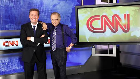 Die Legende und ihr Nachfolger: Larry King (r) und Piers Morgan.