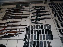 Die Sicherheitskräfte haben in den vergangenen drei Jahren mehr als 50.000  Schusswaffen, 4000 Handgranaten und 6 Millionen Schuss Munition beschlagnahmt.