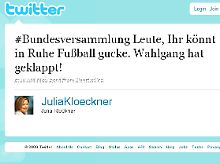 Da war es raus: Klöckners folgenreiche Kurzmeldung im Internet machte sie bekannt.