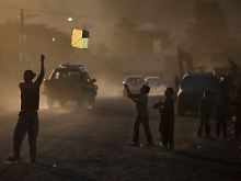 Normalität in Kabul: Kinder lassen Drachen steigen.