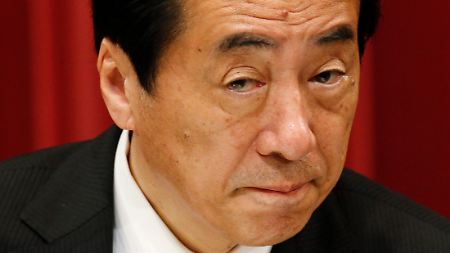 Die erste große herausforderung für den alten und neuen Premier Naoto Kan. 